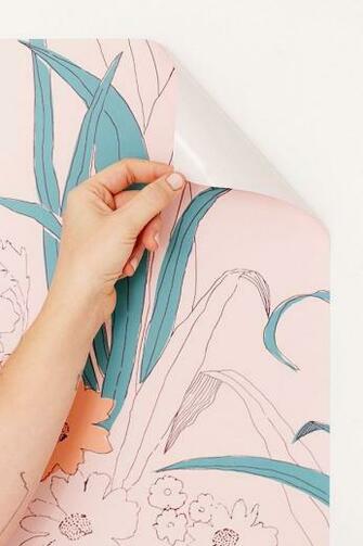 Willa Wildflower Removable Wallpaper With Image
