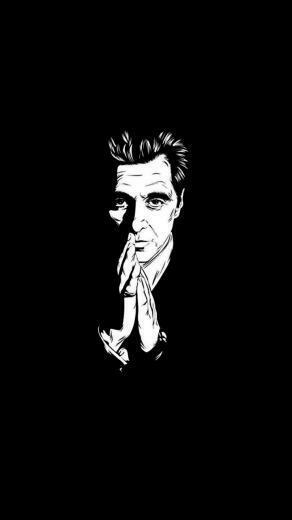 Minimal Al Pacino The Godfather Part Ii Movie Dark