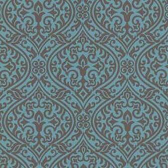 Wallpaper In Teal By Dulux From Homebase Traditional