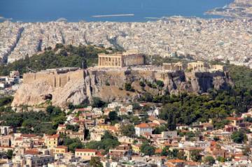 Athens Greece Acropolis Greek City Wallpaper