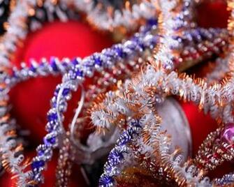 4k Christmas Tinsel Wallpaper High Quality