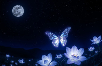 Night Butterfly Wallpaper