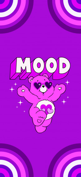 Purple Bear Wallpaper Mobcup