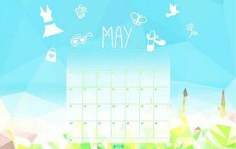 Desktop Wallpaper May Calendar Printable