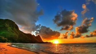 Wide Screen Beach Wallpaper Full Nature Sea