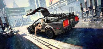 Delorean 4k Wallpaper