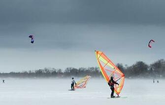 Wallpaper Winter Snow The Wind Snowboarding Ontario Kite