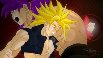Trunks Vs Broly Wallpaper By Spartan1028
