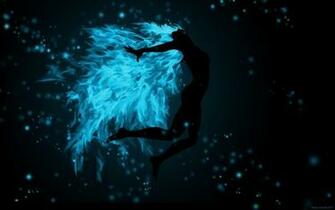 Blue Fire Wallpaper