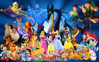 Disney Cartoon Characters Computer Desktop Wallpaper Pictures
