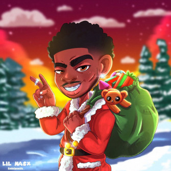 Lil Nasx Photo Art iPad Drawings Sticker