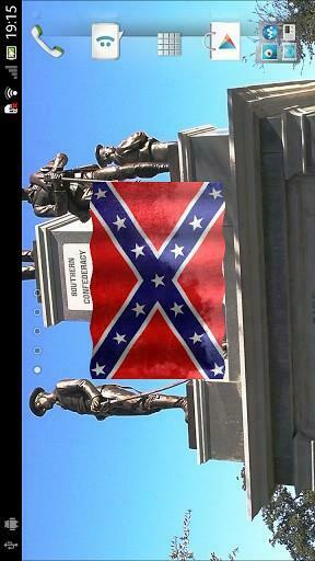 Bigger Confederate Flag 3d Wallpaper For Android Screenshot