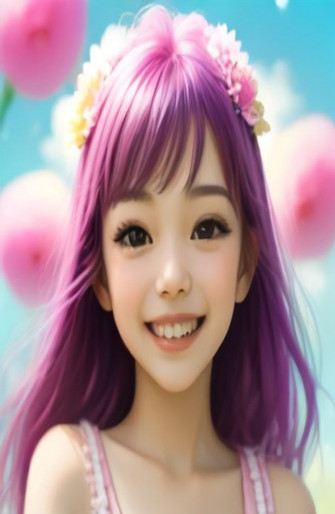 Happy Girl Wallpaper