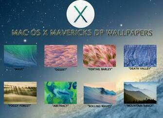 Mac Os X Mavericks Dp Wallpaper Pack By Thenathanns