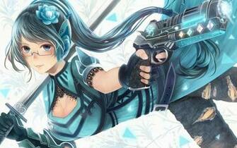 Blue Assassin Girl Wallpaper