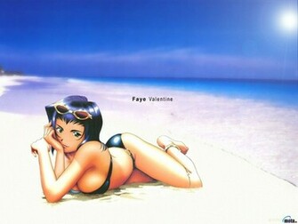 Faye Valentine On The Beach