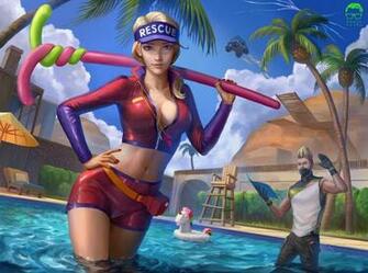 Fortnite Paradise Palm Pool Party By Ramzapsyru Wallpaper