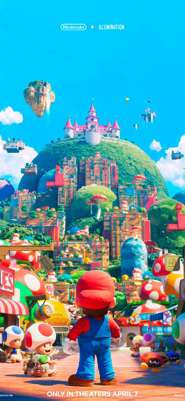 iPhone12 Wallpaper Super Mario Bros Movie Poster R