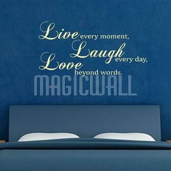 Live Laugh Love Wall Quotes HD Wallpaper