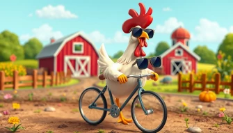 Funny Chicken Wallpaper