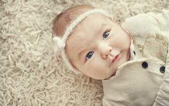 Cute Baby Girl Happy X Close