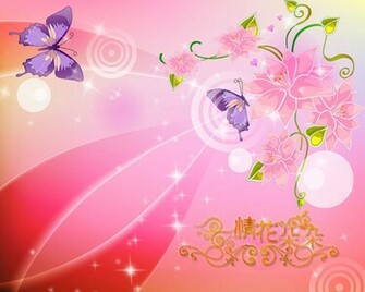 Flowers Wedding Flower Background Template