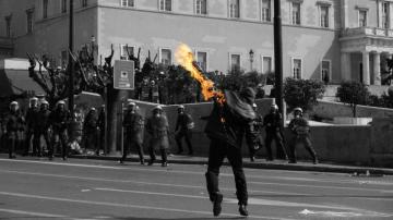 Fire Riot Wallpaper Police