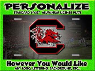 South Carolina Gamecocks Background Personalized Monogrammed