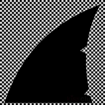 Shark Fin Background Clipart Drawing White Black Transparent