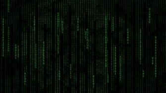 Matrix Binary Code Background