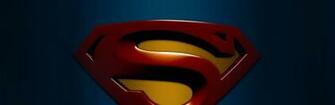 Wallpaper Superman Blue Background Logo