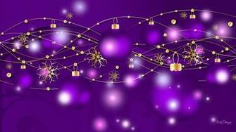 Purple Christmas Background