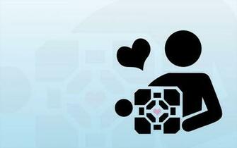 Companion Cube Wallpaper