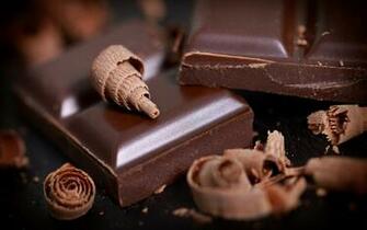 Dark Chocolate Macro HD Wallpaper