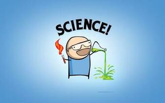 Science Wallpaper Blue Stickman Comics Humor Funny Cute