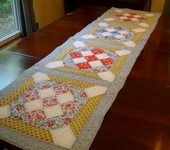 Image Quilted Table Runner Pc Android iPhone And iPad Wallpaper