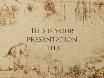 This Presentation Template Uses A Textured Paper Background