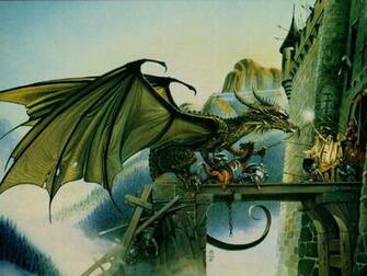 Green Dragons Background Image Wallpaper