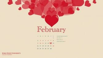 February Desktop Wallpaper