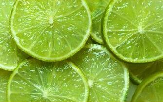 Green Lime Wedges Fruit Desktop
