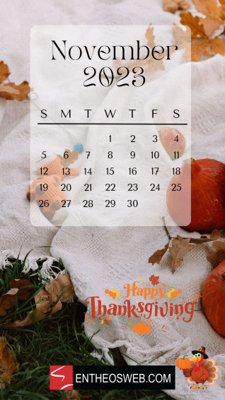 November Calendar Phone Wallpaper Entheosweb In