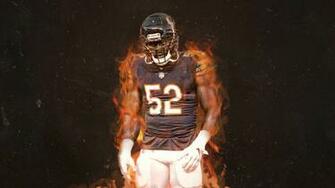 Made A Khalil Mack Wallpaper For My Fellow Bears Bros
