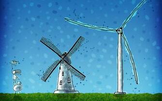 Windmills Wallpaper