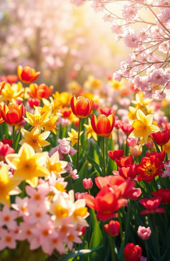 Spring Flowers Screensavers Wallpaper