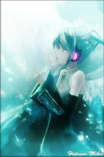 Hatsune Miku iPhone Wallpaper V2 By Priboy17