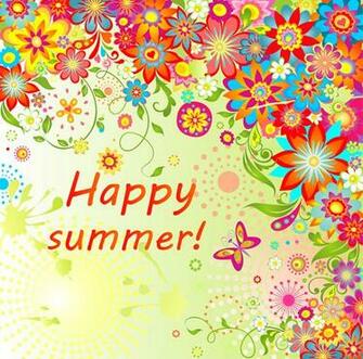 Beautiful Summer Flower Background Vector