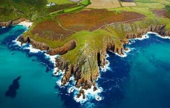 Wallpaper Sea Coast England Cape Cornwall Image For Desktop