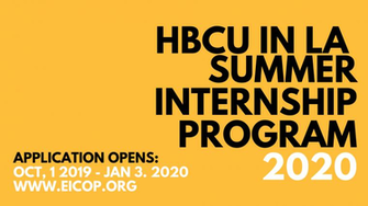 Hbcu In La Internship Program Eicop