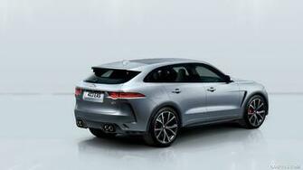 Jaguar F Pace Svr Rear Three Quarter HD Wallpaper