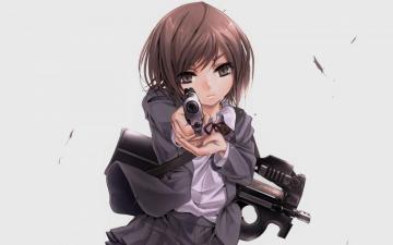 Fn Ps90 Henrietta Gunslinger Girl Wallpaper Resolution